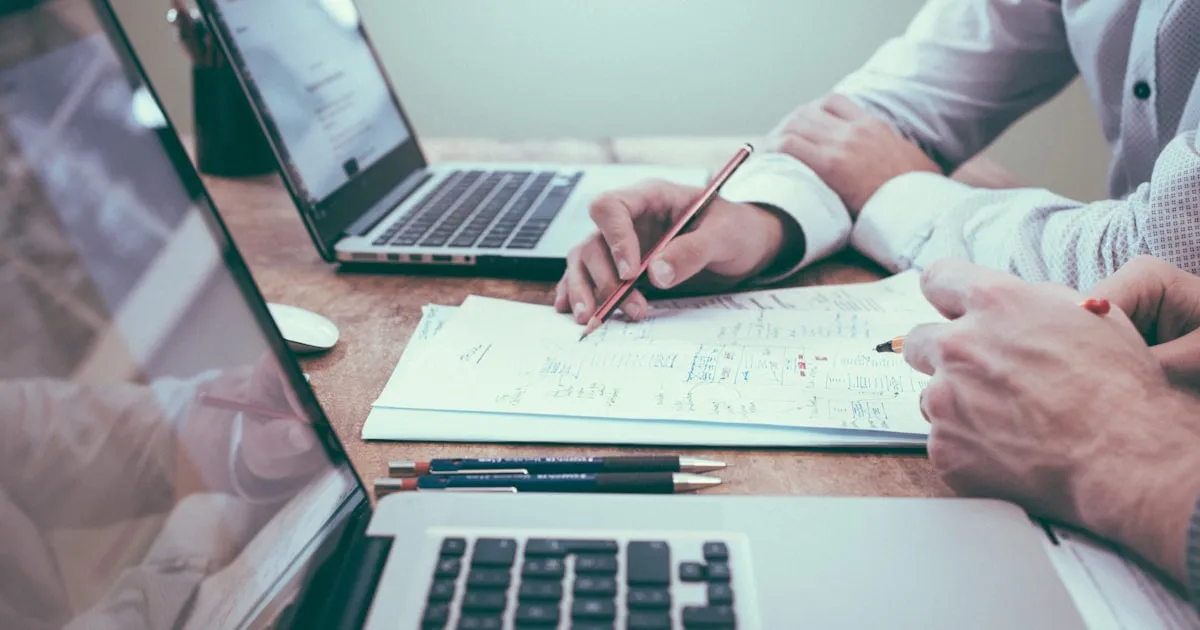 Business planning documents for a SWOT analysis