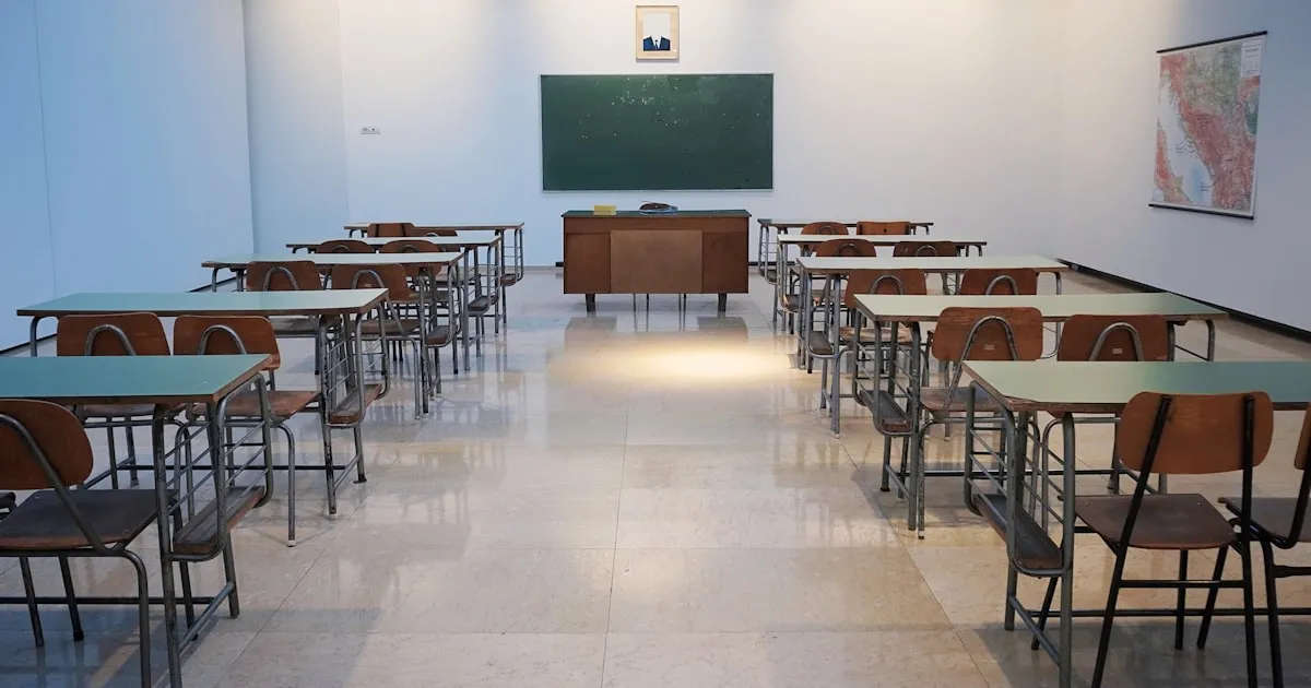 School campus representing K-12 security officers